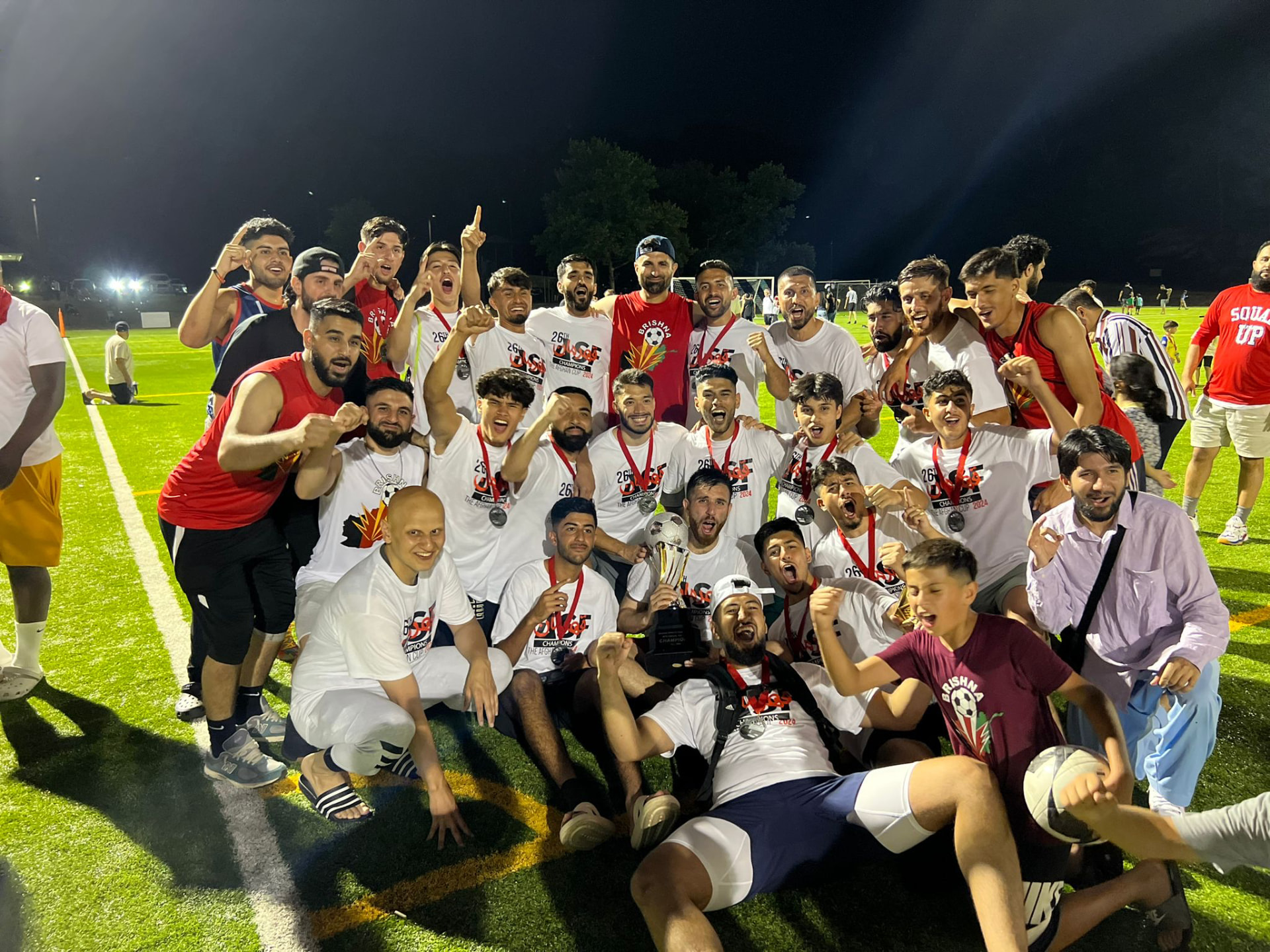 Afghan Cup 2024 Champions celebration