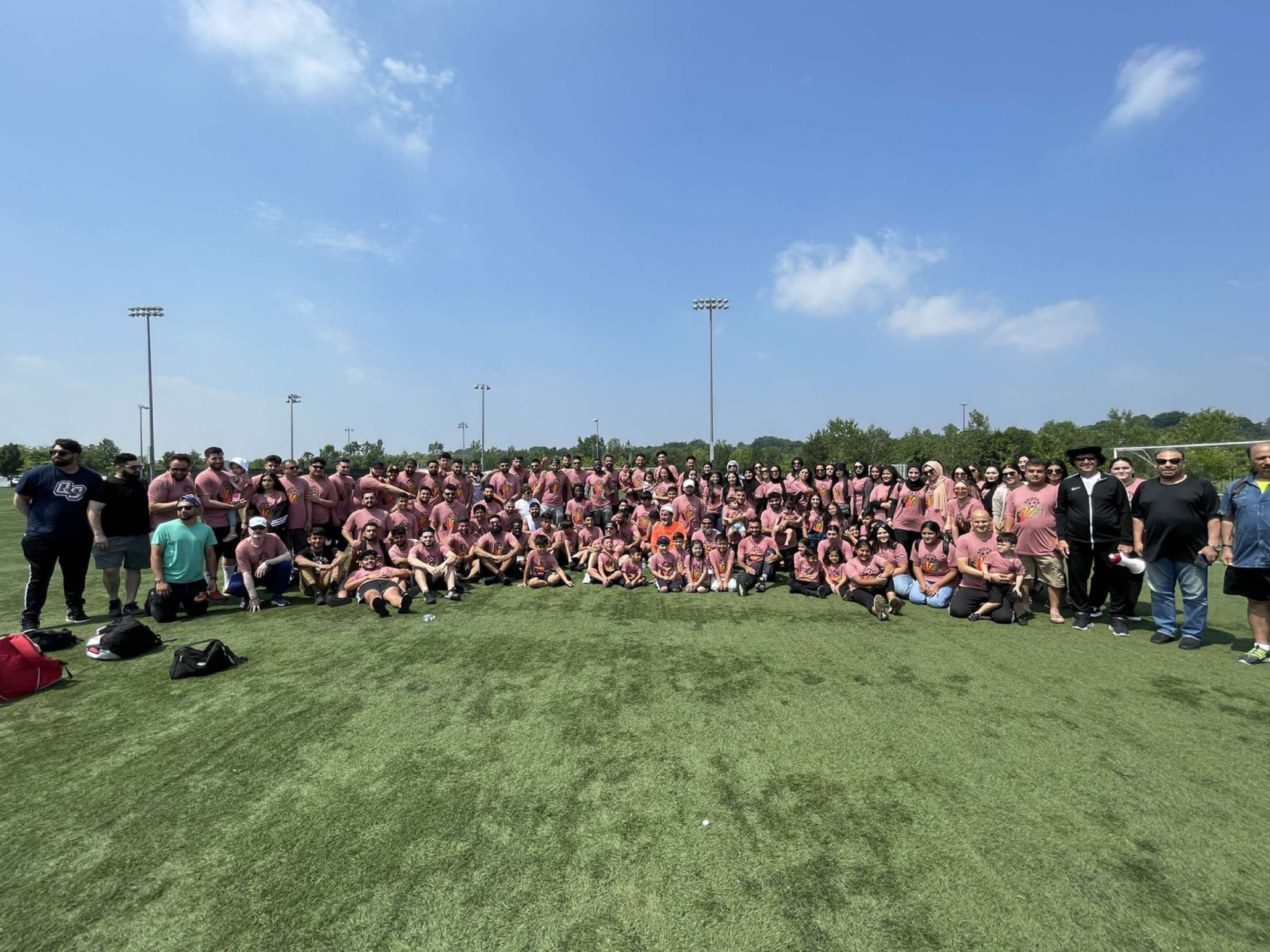 The Brishna FC family — players, coaches and supporters